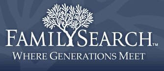 FamilySearch Where Generations Meet blue w white script